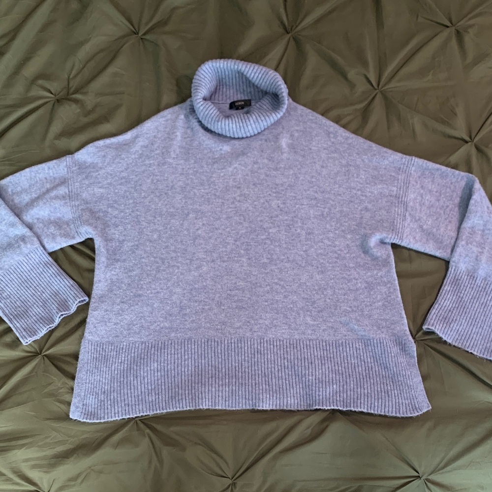 Women’s J. Crew Merino Wool Alpaca Sweater Sz M Lagenlook, Cottagecore EUC